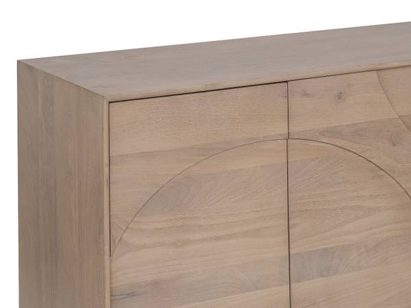 Sideboard BERLAMA Beige - Holz teilmassiv - 170 x 76 x 40 cm