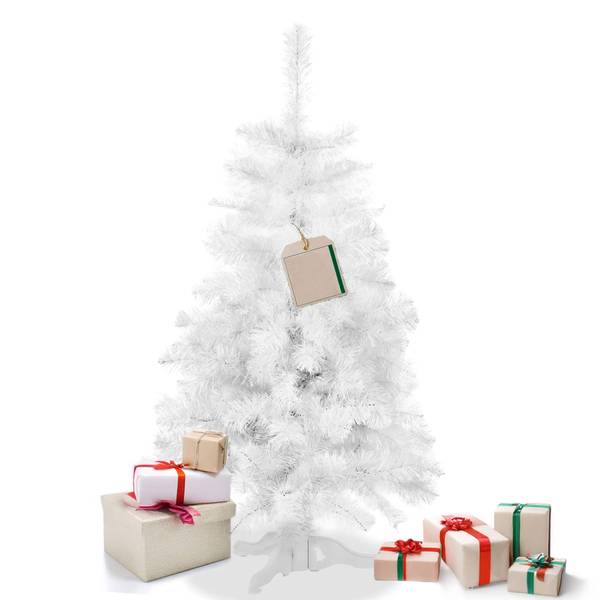 Künstlicher Christbaum CT0231 Weiß - PVC - 105 x 220 x 105 cm