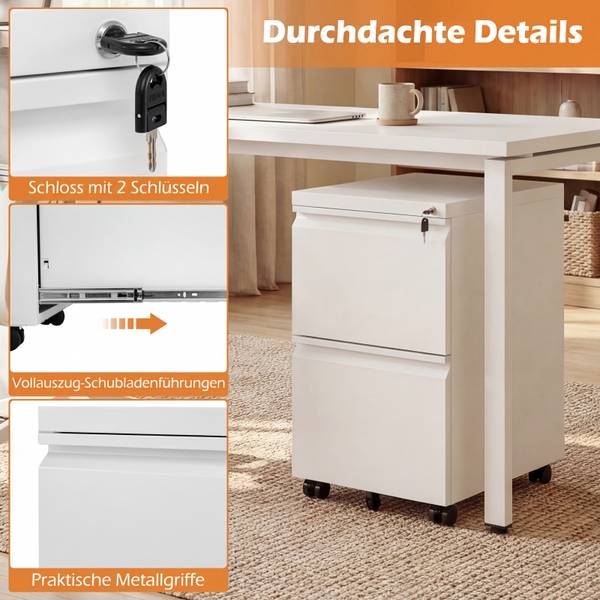 Aktenschrank VL32641 Weiß