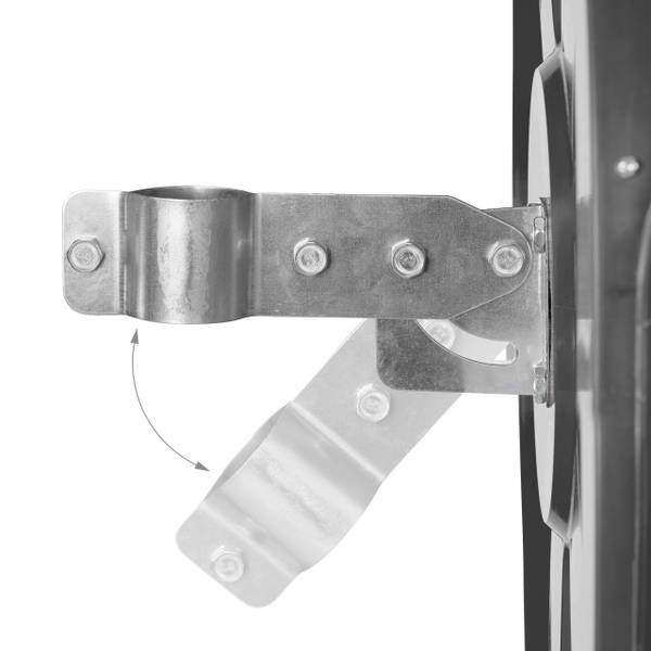 Verkeersspiegel 60 cm zwart zwart - kunststof - 60 x 60 x 25 cm