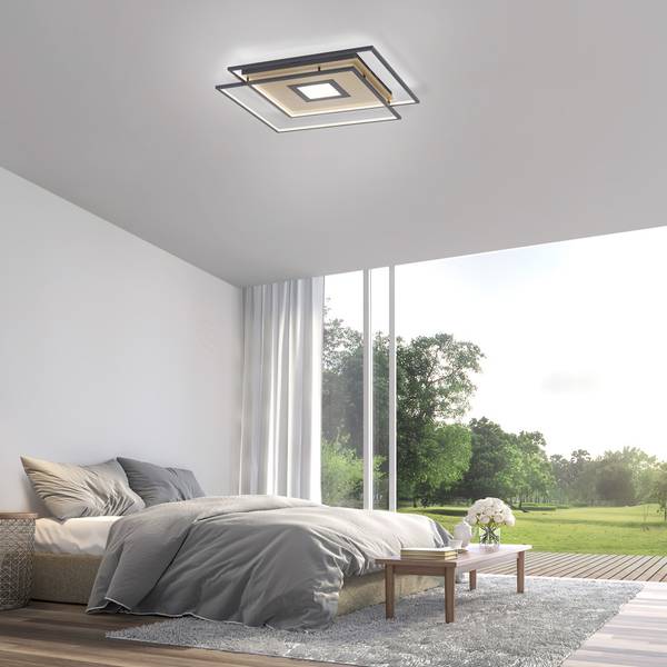 LED Deckenlampe Q-AMIRA Schwarz