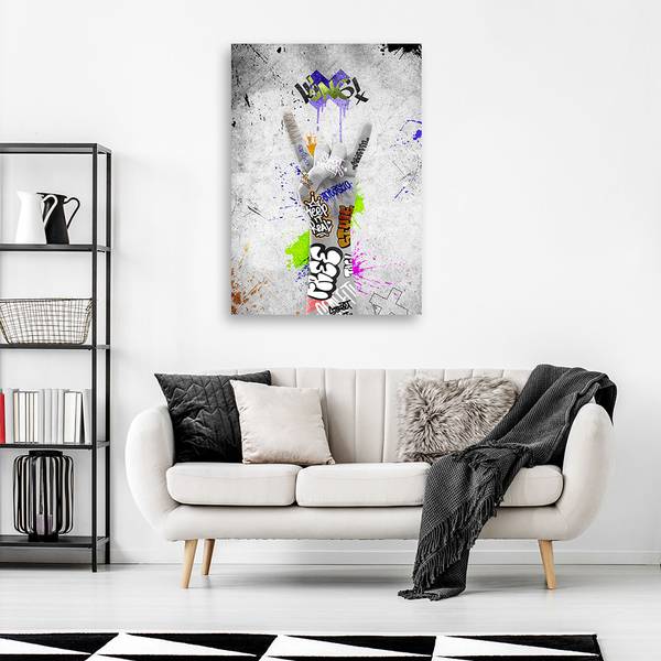 Wandbild street art graffiti 40 x 60 cm