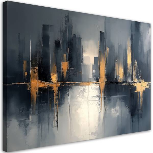 Wandbild Stadt 100 x 70 cm