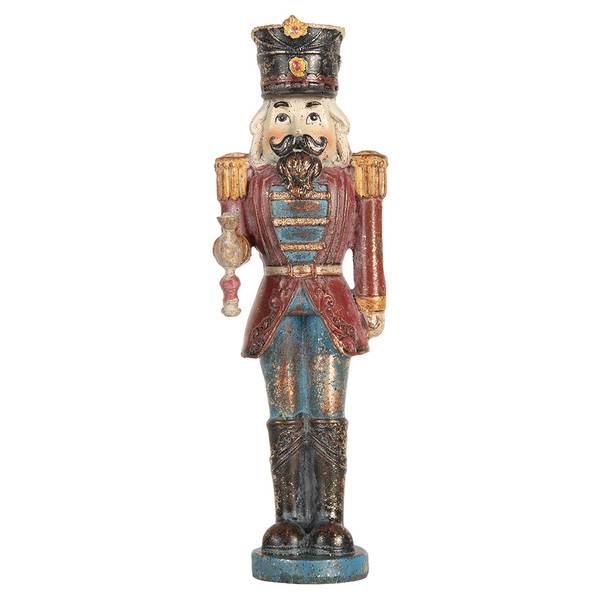 Figur Nussknacker Weihnachten-Tanner Rot - Kunststoff - 6 x 21 x 7 cm