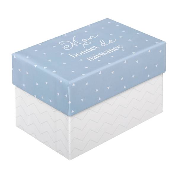 Coffrets cadeaux avec motif Lisk Bleu - Papier - 9 x 27 x 38 cm
