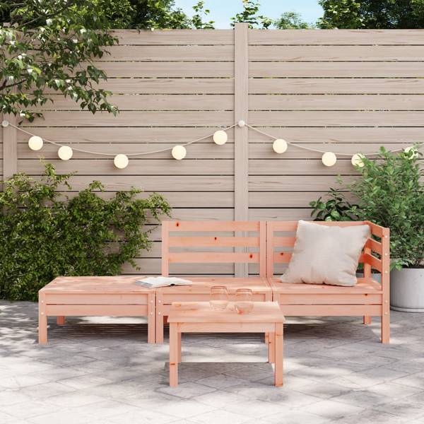 Canapé de jardin 3032188-1 (lot de 3) Bois