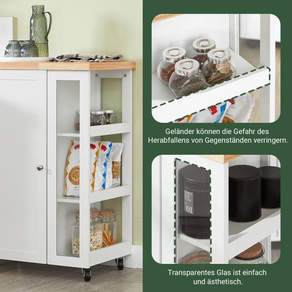 Chariot de Service FKW75-WN Blanc