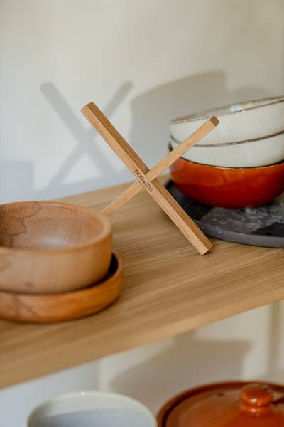 Untersetzer IKS Braun - Eiche - 20 x 2 x 20 cm