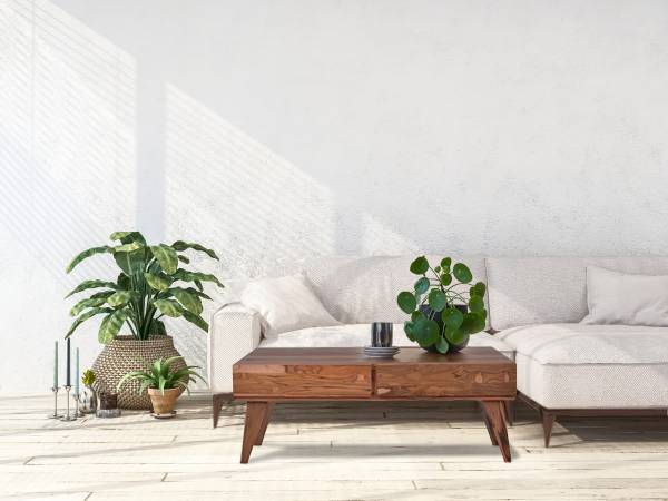 Couchtisch Tamesi Braun - Teakholz - 110 x 45 x 55 cm