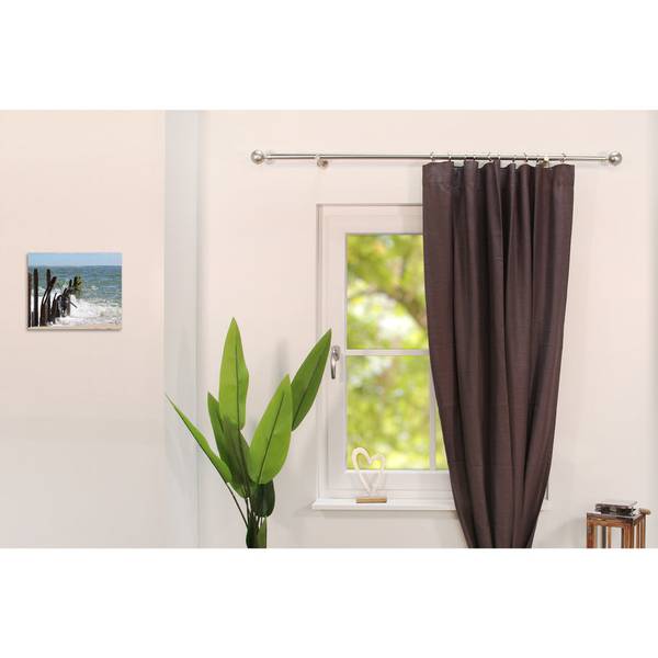 Gardinenstange 1-lauf Kugel Breite: 370 cm