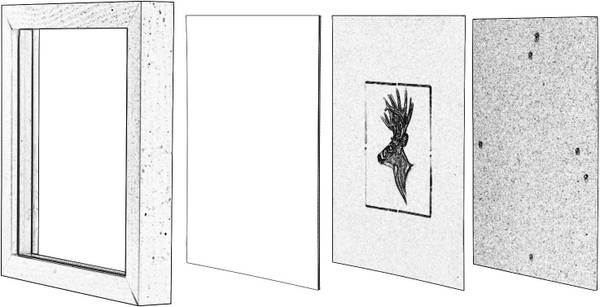 Bilderrahmen Johanne (5er Set) Weiß - 13 x 18 cm