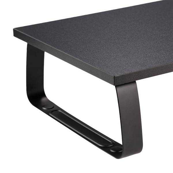 Monitorständer STANFORD Schwarz - Edelstahl - 60 x 12 x 26 cm