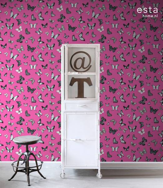 Tapete 138511 Pink - Fleece - 53 x 1005 x 53 cm