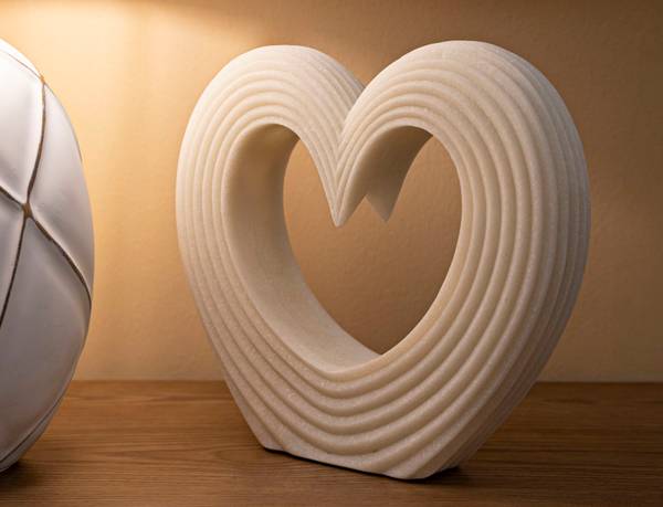 Skulptur Lovvy Quarzy 7 x 26 x 30 cm