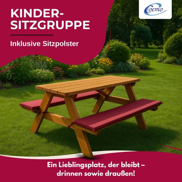 Kindersitzgruppe Garten 1657-4674 Rotbraun