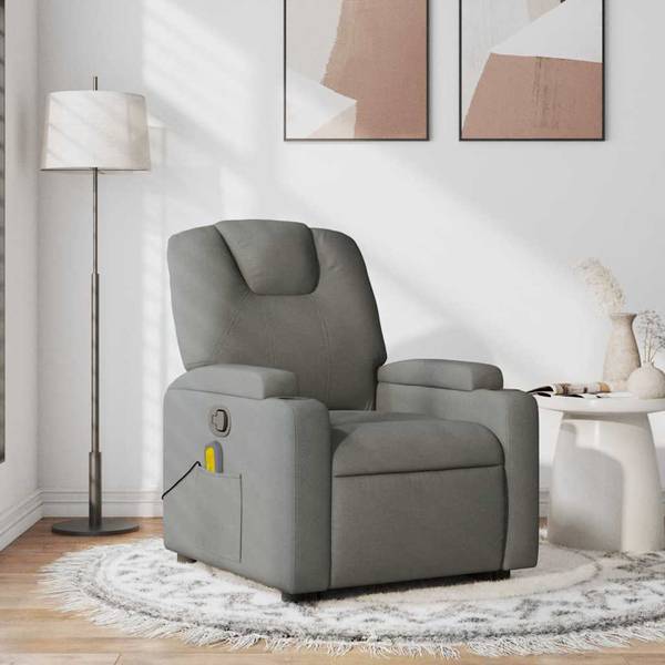 Massagesessel 3032269-4 Dunkelgrau - Grau