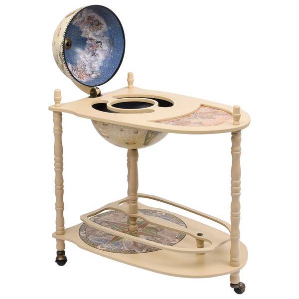 Globus Bar 3003113 Grün - Weiß - Eukalyptus - Eisen - 45 x 88 x 70 cm