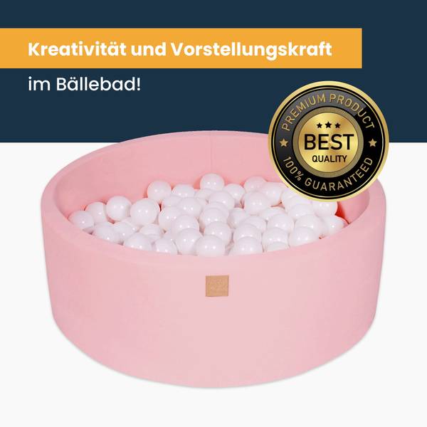 Bällebad Baby - Bällepool für Kinder Orangerot