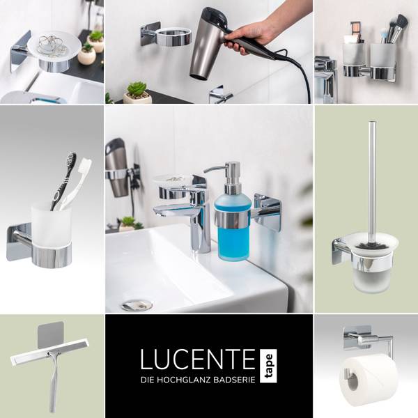 Doppelglasbecherhalter Lucente 94096 Silber - Metall - 19 x 11 x 10 cm