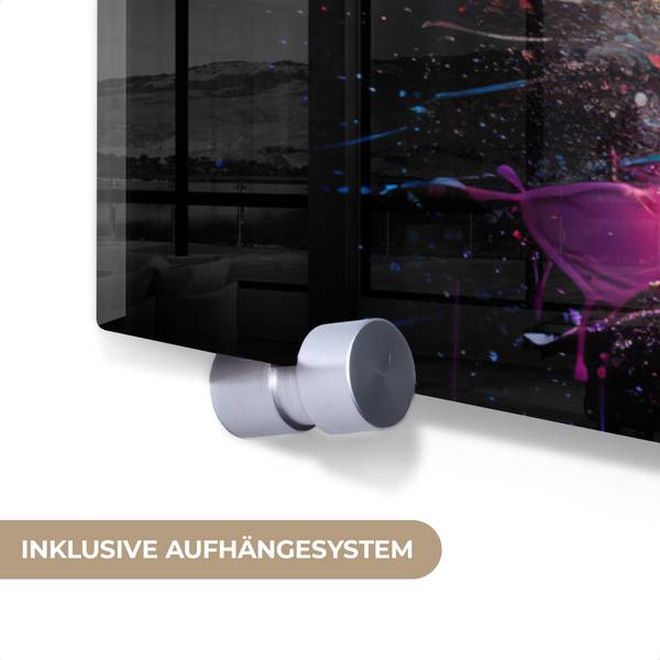 ACRYLGLASBILD Fußball 120 x 80 cm