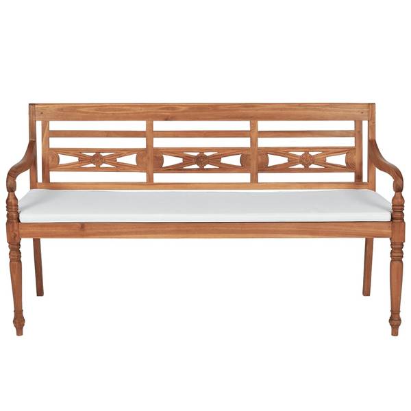 Gartenbank Braun - Teakholz - 150 x 84 x 150 cm
