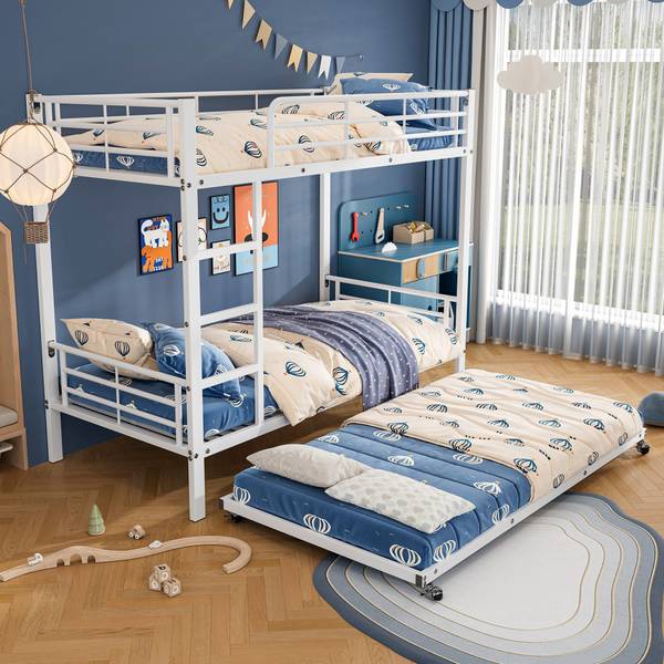 Ausziehbett K-1057 Weiß