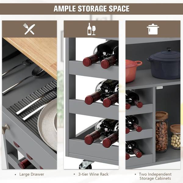 Küchenwagen TI89284 Grau