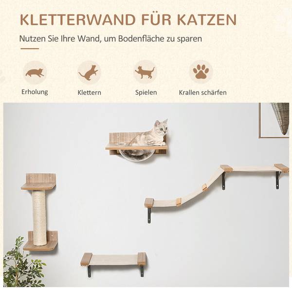 Katzenkratzbaum BB7230 Braun - Holzwerkstoff - 40 x 33 x 46 cm