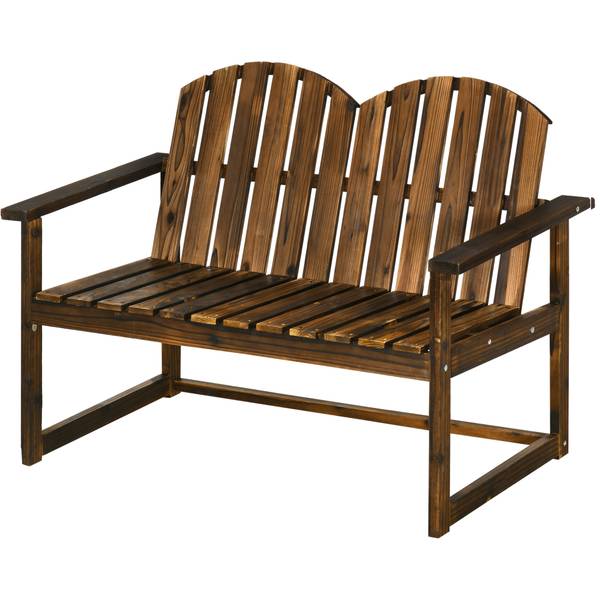 Gartenbank 106V00DW Massivholz - 114 x 86 x 63 cm
