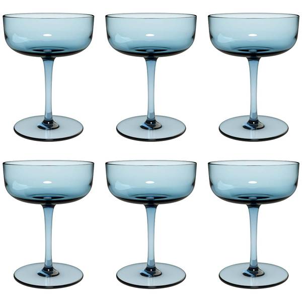 Sektschalen Like Glass 6er Set Blau - Anzahl Teile im Set: 6