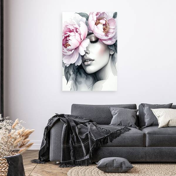 Tableau déco Femme 70 x 100 cm