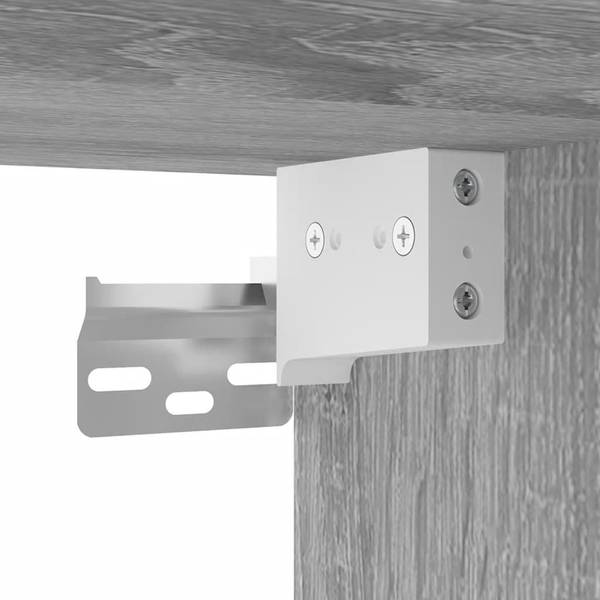 Meuble tv mural 3018061-4 (lot de 2) Gris lumineux - Hauteur : 40 cm
