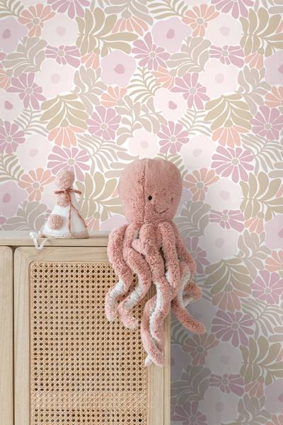 Tapete 131002 Pink - Papier - 53 x 1005 x 53 cm