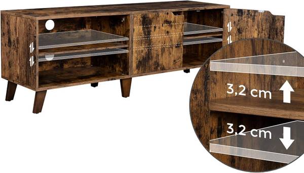 TV-Lowboard Hickling III Braun