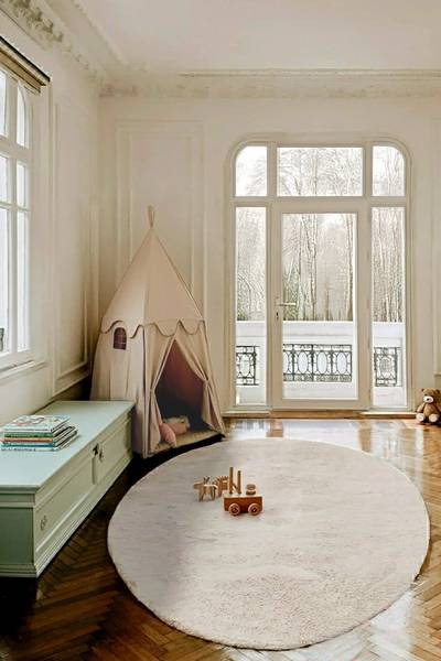 Teppich GNUK Beige - Textil - 160 x 230 x 160 cm