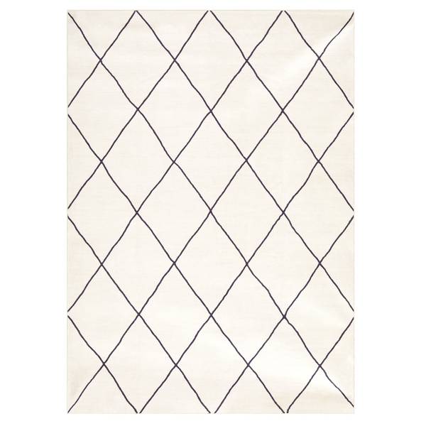 Teppich RHOMB Cremeweiß - 160 x 230 cm