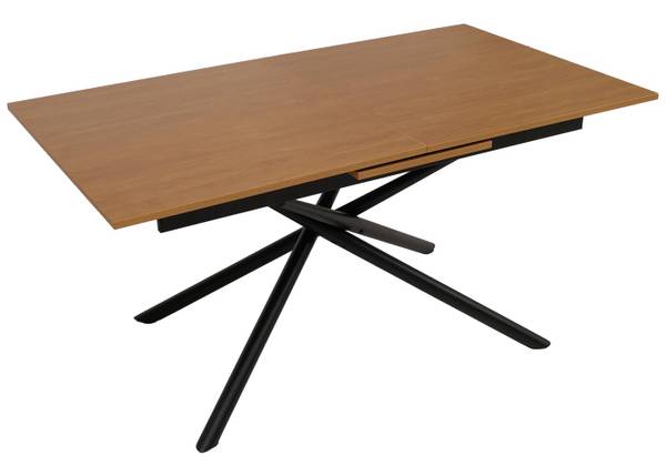 Eettafel O57 walnoothouten look