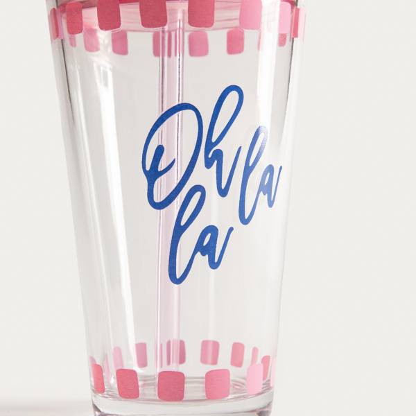 Glas EMBO SUMMER Rot - Glas - 9 x 15 x 9 cm