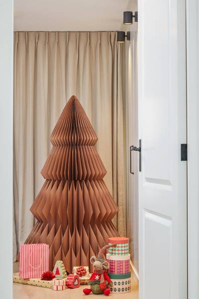 Dekorativer Weihnachtsbaum  Braun 104 x 152 x 104 cm
