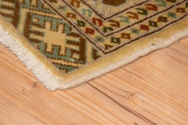 Orientteppich Oriental Beige - Wolle - 126 x 1 x 184 cm
