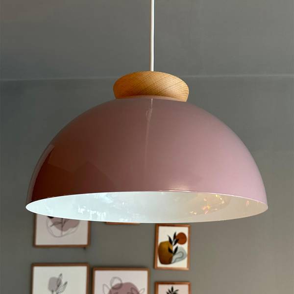 Pendelleuchte Luna Flieder