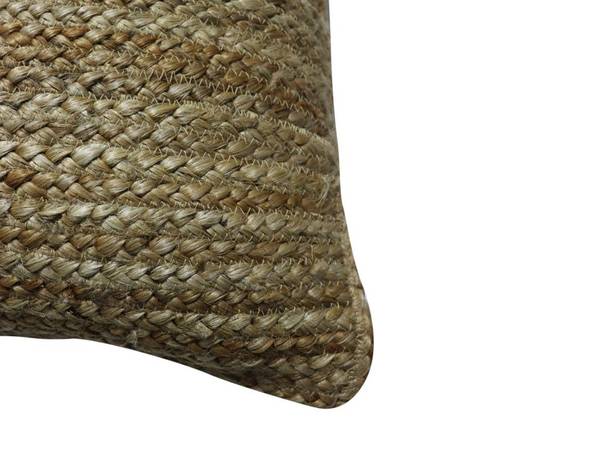 Kissen ZAMBAI 2er-Set Beige - Naturfaser - 60 x 12 x 60 cm