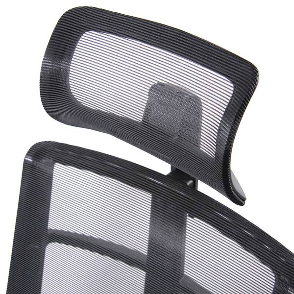 Bürostuhl SPINIO PRO Schwarz - Polyester - 64 x 138 x 62 cm
