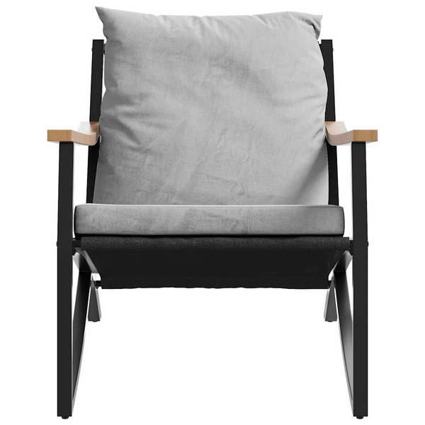 Garten-Lounge-Set 3283638 5-teilig Schwarz - Metall - 65 x 68 x 79 cm