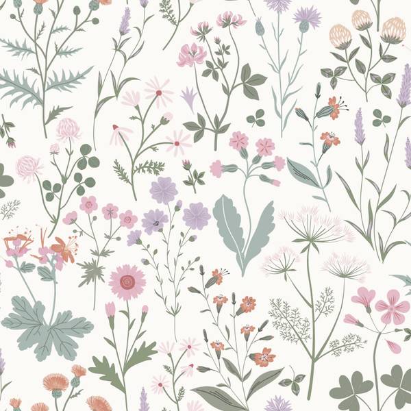 Tapete 139482 Violett - Fleece - 53 x 1005 x 1005 cm