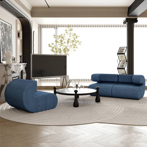 Modulares Sofa KBM Tiefe: 76 cm