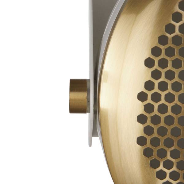 Wandleuchte SONIK Gold - Metall - 14 x 22 x 25 cm