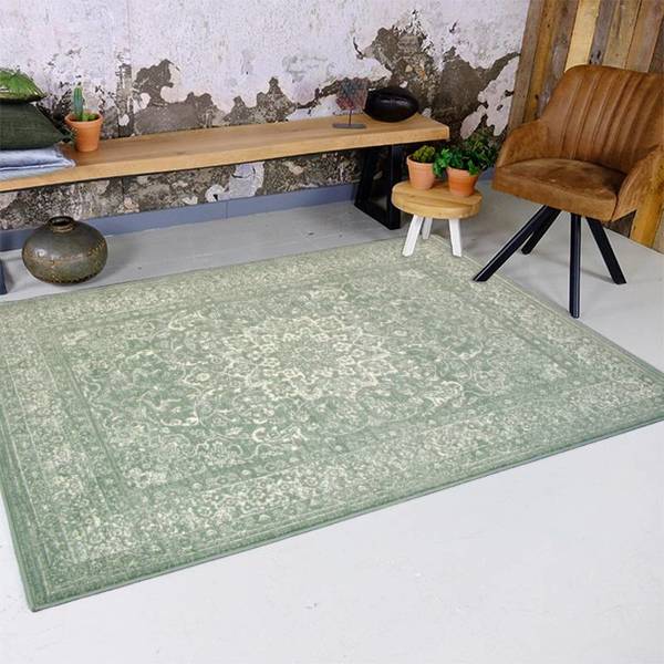 Teppich Wonder Oriental Grün - Polypropylen - 140 x 1 x 190 cm