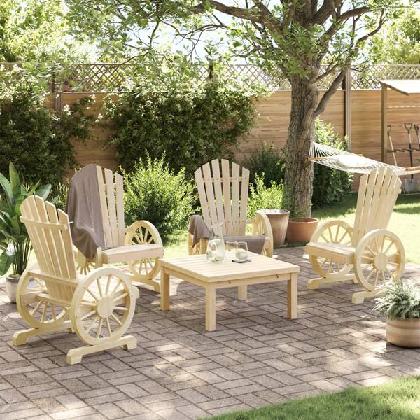 Gartenstuhl 3032793-4 4er Set Braun