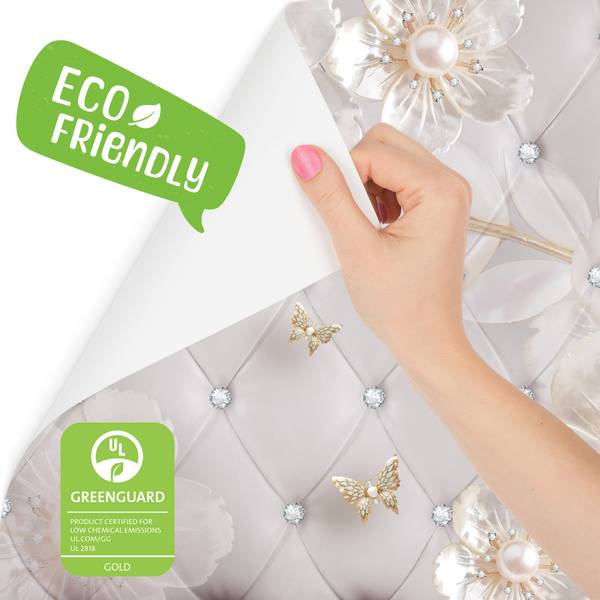 Fotobehang ABSTRACTIE Bloemen Parels 360 x 240 x 240 cm